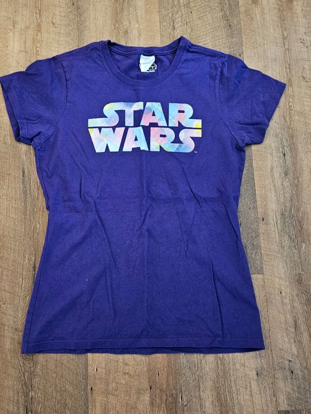 Star Wars Lucasfilm Women's Purple Graphic Logo T-Shirt Size Small